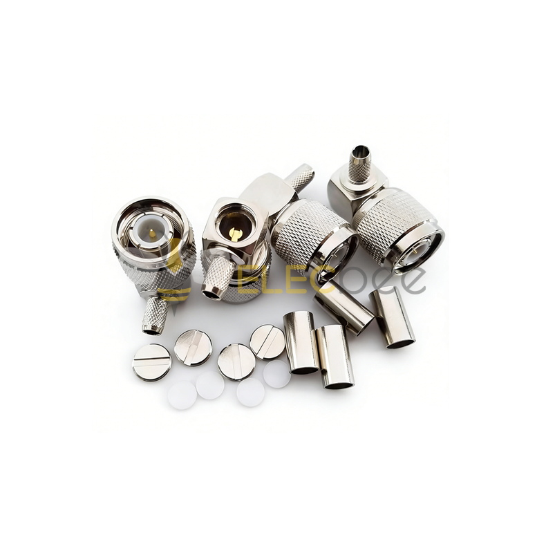 TNC-C-JW-3 直弯头 压接式射频连接器 接RG58-3线