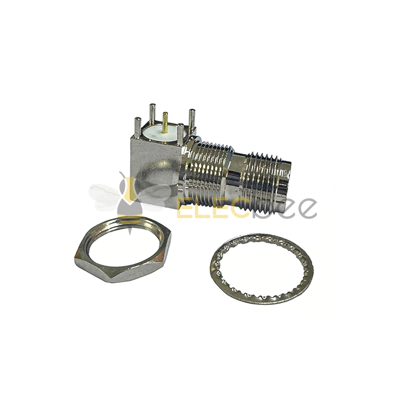 厂家TNC-KWE射频同轴连接器tnc型弯母头全铜高频接头接LMR2 40电缆