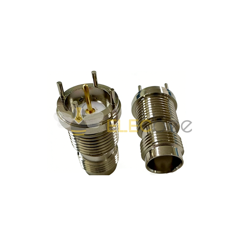 厂家供应连接器TNC-KE射频同轴连接器TNC母头接PCB