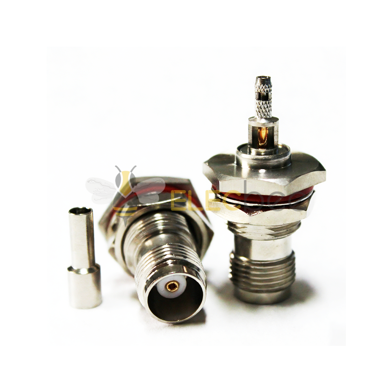 厂家供应TNC-C-KY1.5大六角射频同轴连接器TNC压接连接器母 头插头