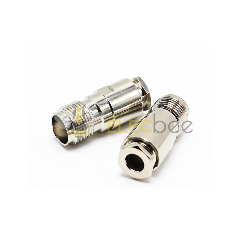 纯铜TNC-K-3-5TNC母头 装载式接线外螺纹内孔 TNC接头五件套