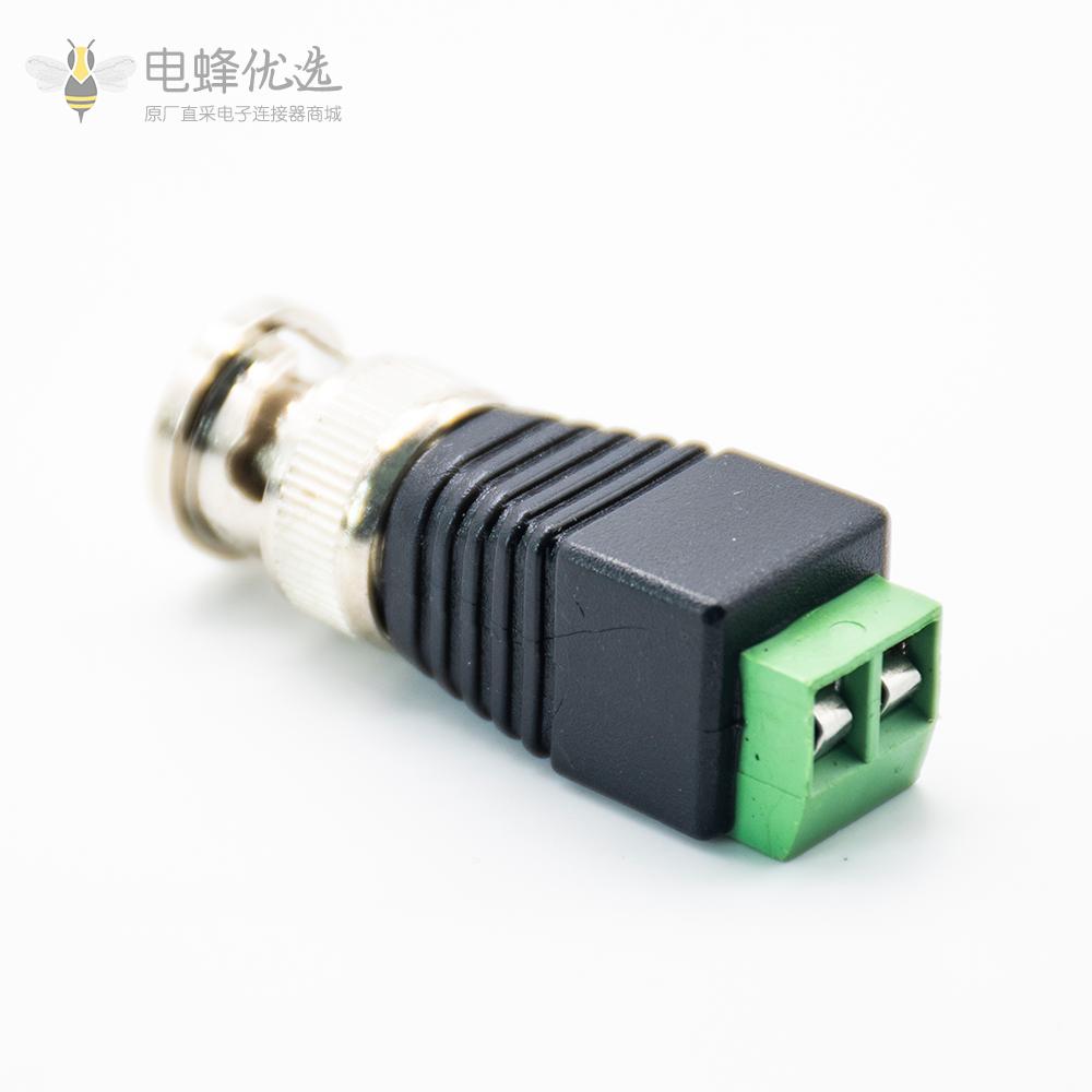 黑色外壳绝缘直式公头 BNC射频同轴连接器