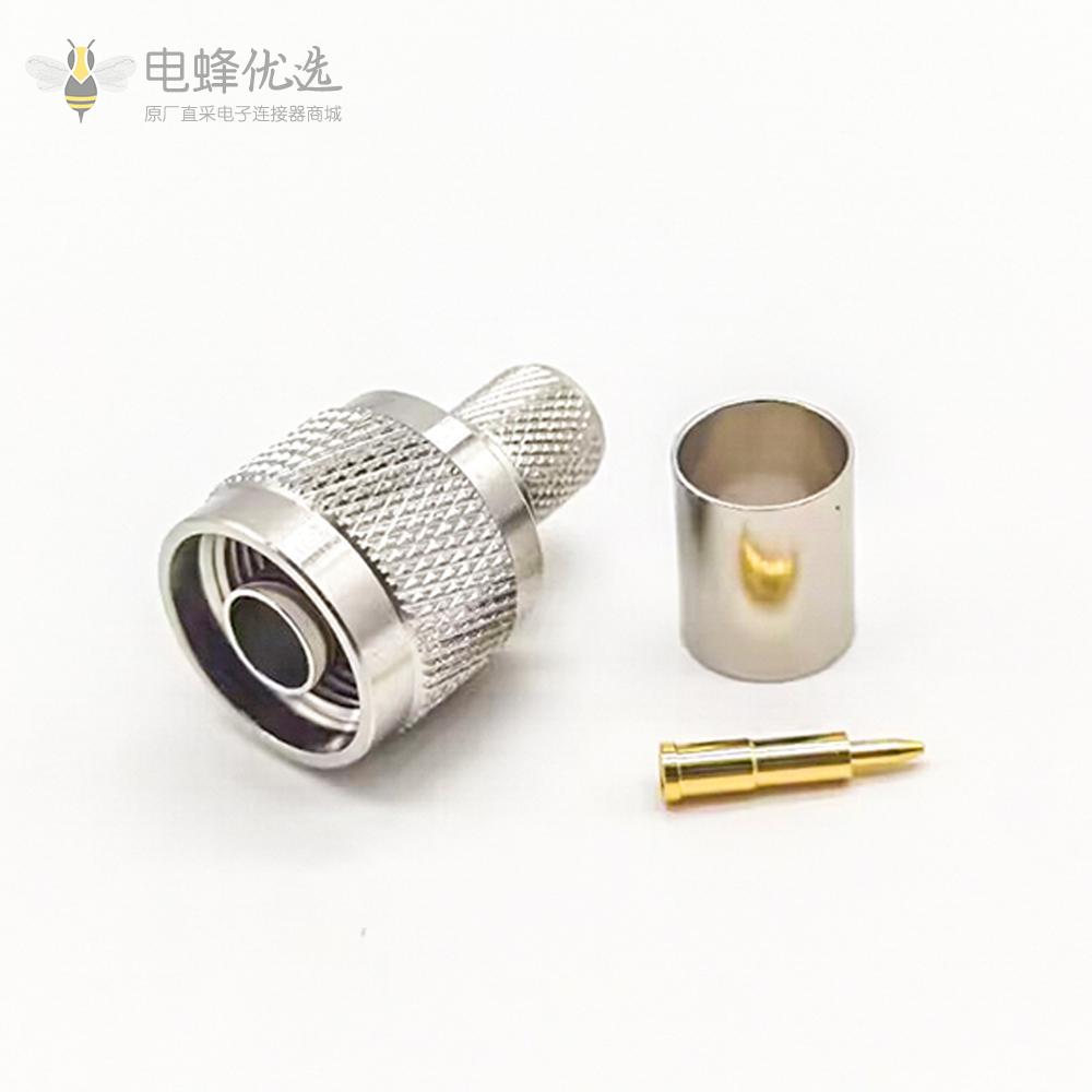 N型公连接器直压接LMR400 7D-FB