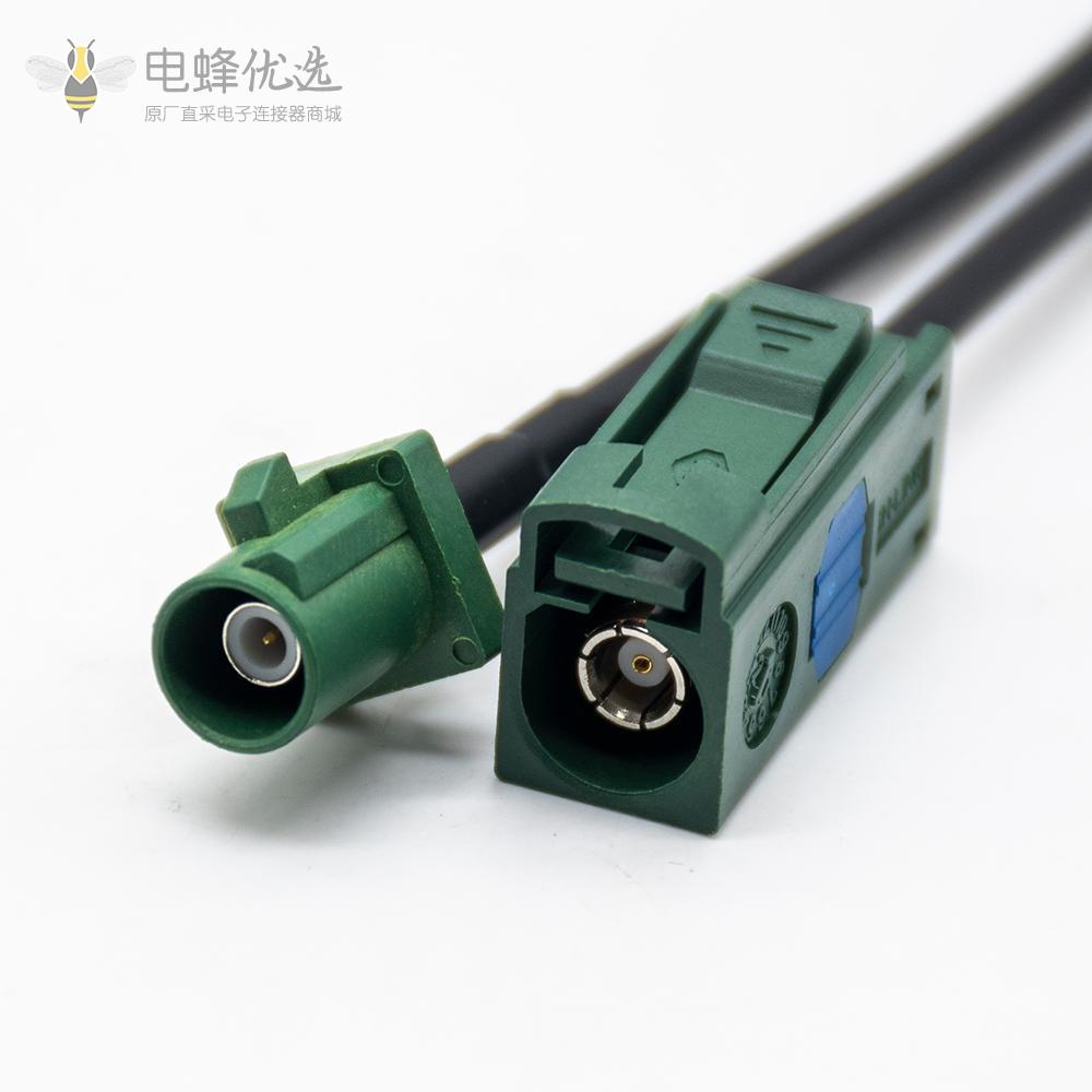 Fakra接头E型直式公转母车载天线延长线5米