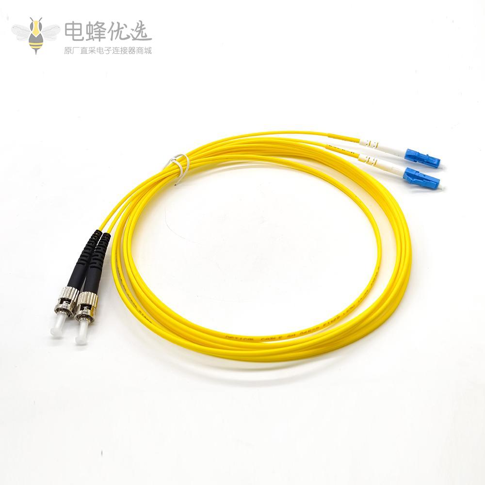 光纤线单模双工LC转ST 9/125&mu;m OS2线长3米