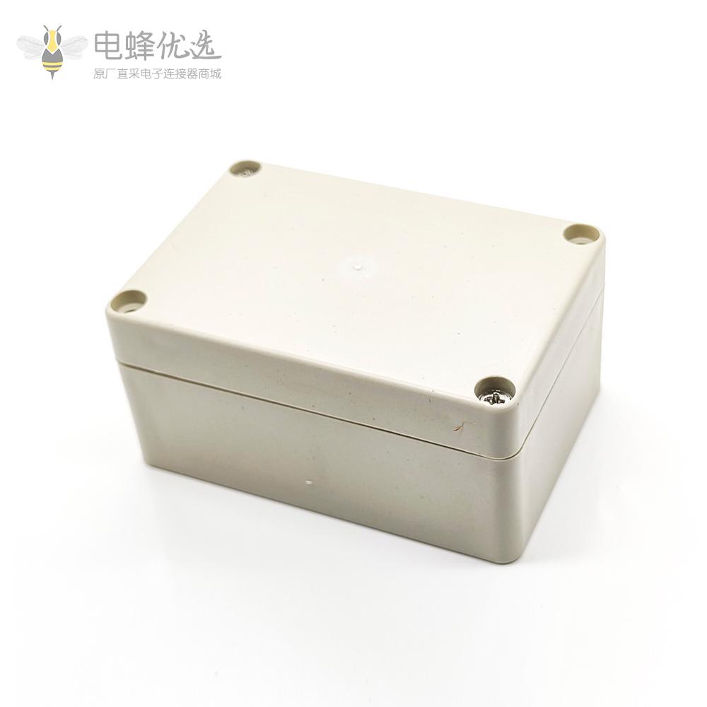 密封防水接线盒100&times;68&times;50螺丝固定6孔ABS塑料外壳