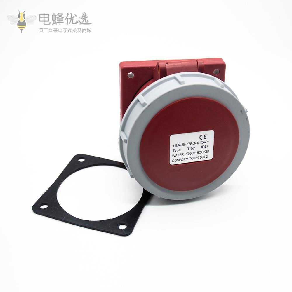 5芯明装插座 16A 380V-415V IP67
